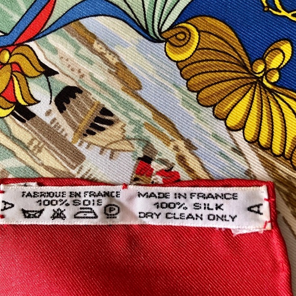 Vintage Authentic Hermès Silk Scarf 90cm L'Entente Cordiale - Picture 11 of 12
